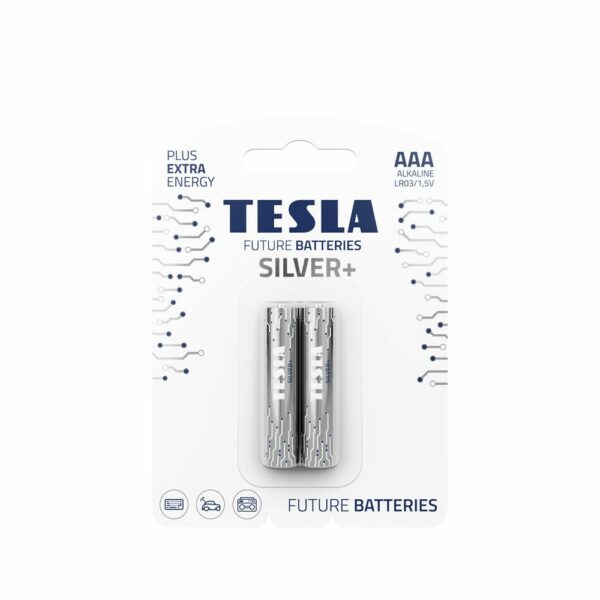 TESLA alkaline battery R3 (AAA) SILVER+ [2x120] 2 pcs