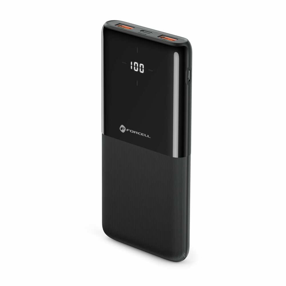 FORCELL F-ENERGY P10k1 powerbank PD QC3.0 3A 20W 10000 mAh black