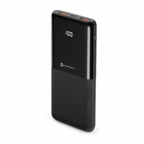 FORCELL F-ENERGY P10k1 powerbank PD QC3.0 3A 20W 10000 mAh black
