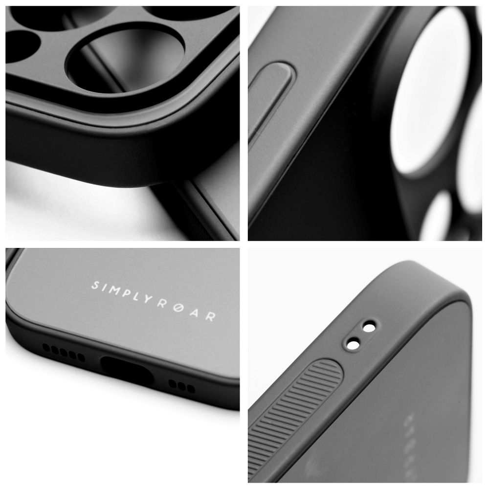 ROAR case MATTE GLASS for IPHONE 14 Plus black