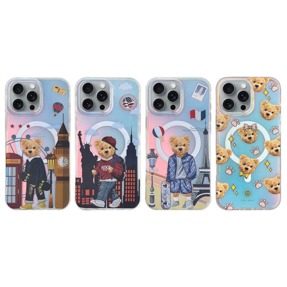 ZUCK BEAR case DARNELL FROSTED LASER compatible with MagSafe for IPHONE 16 Pro Max paris