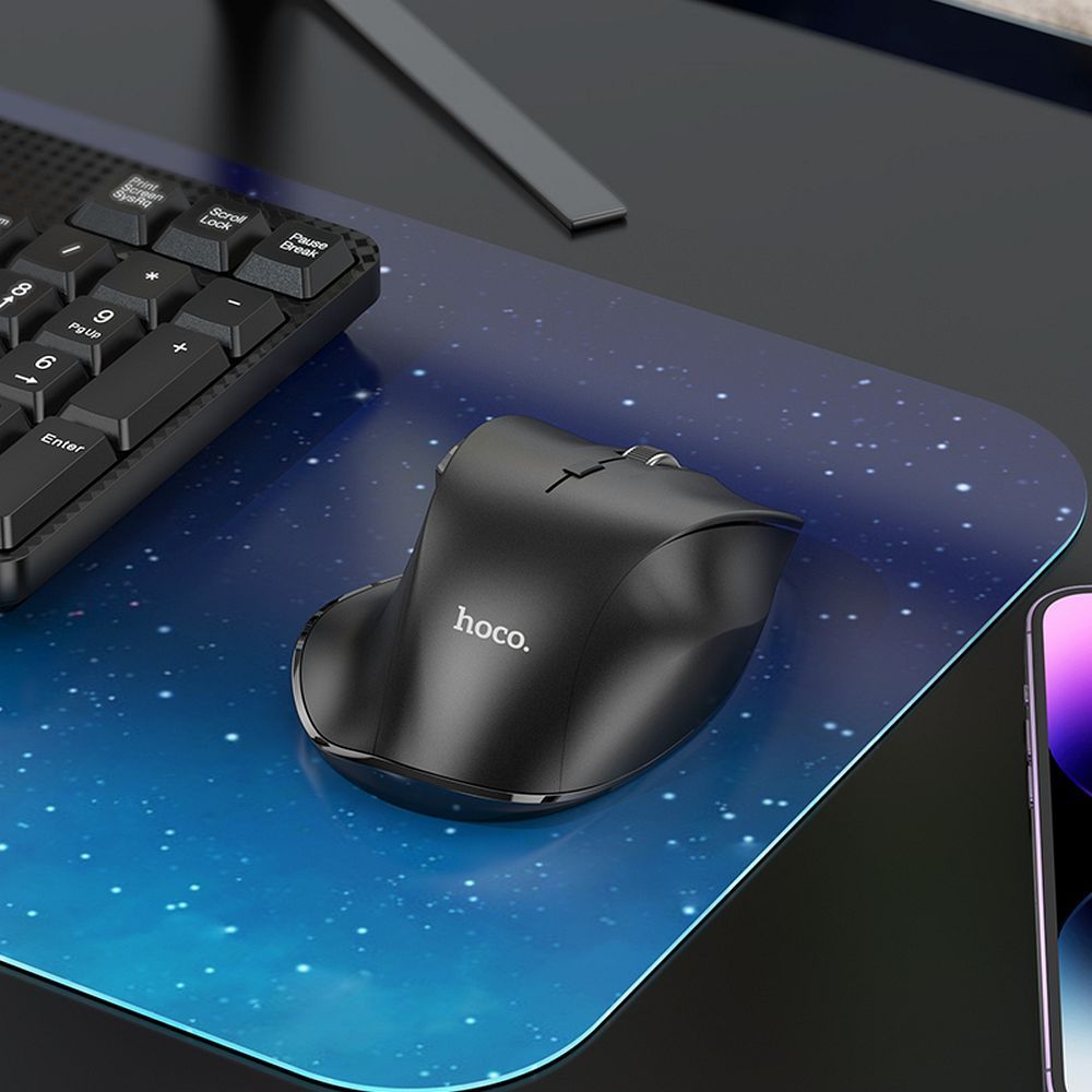 HOCO wireless computer mouse 2,4G 1600 dpi GM24 black