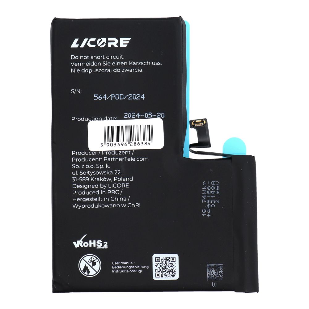 LICORE battery for IPHONE 14 Pro Max 4323 mAh