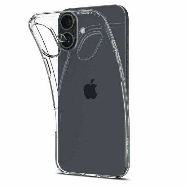 SPIGEN case LIQUID CRYSTAL for IPHONE 16 crystal clear