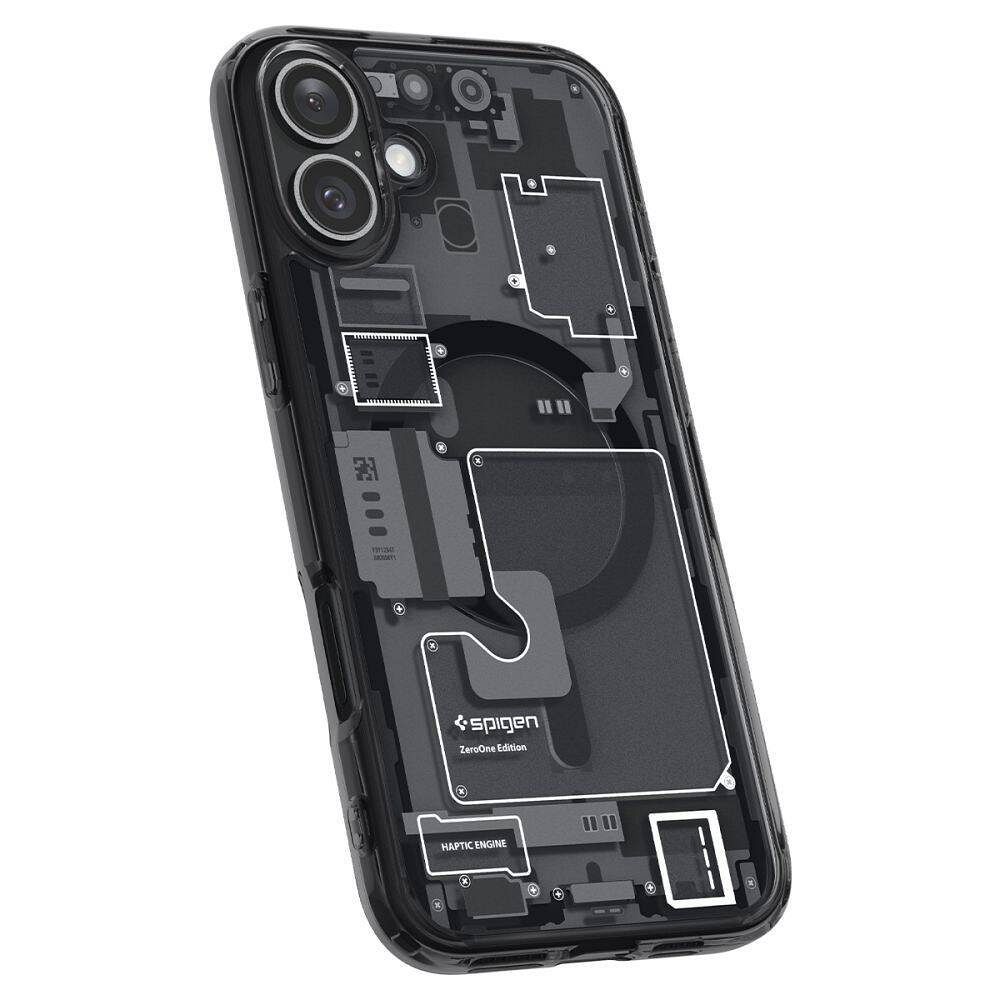 SPIGEN case ULTRA HYBRID MAG compatible with MagSafe for IPHONE 16 zero one