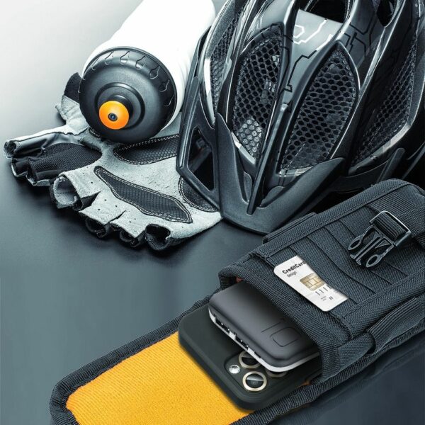 TRAVEL universal holster for belt / backpack black