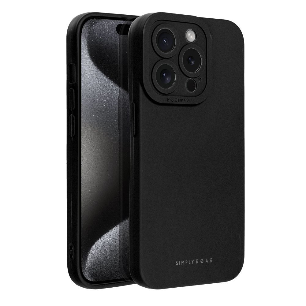 ROAR case LUNA for IPHONE 15 Pro Black