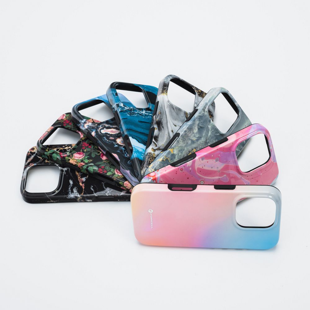 FORCELL F-PROTECT Mirage, Military Drop-Tested case compatible with MagSafe for IPHONE 15 gold island