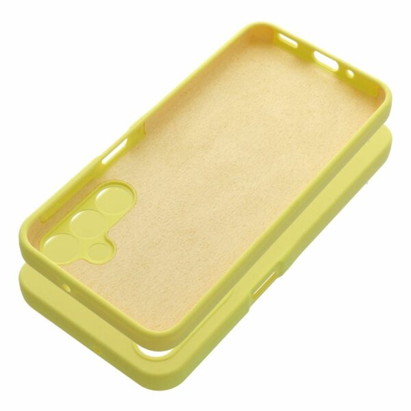 Case SILICONE 2mm for SAMSUNG A16 5G / A16 4G lemon