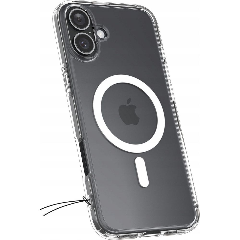 SPIGEN case ULTRA HYBRID MAG compatible with MagSafe for IPHONE 16 white