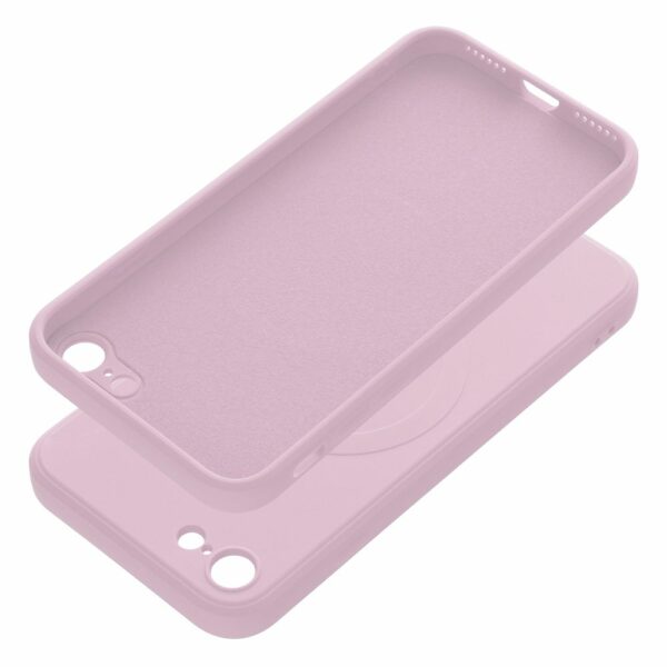 SILICONE MAG COVER case compatible with MagSafe for IPHONE 7 / 8 / SE 2020 / SE 2022 pink