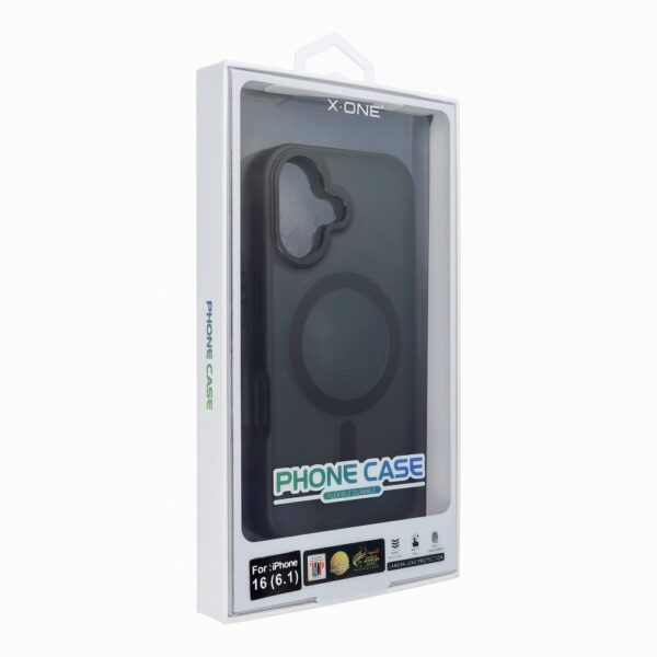 X-ONE Dropguard Magnetic Case Air (MagSafe compatible) - for Apple iPhone 16 black