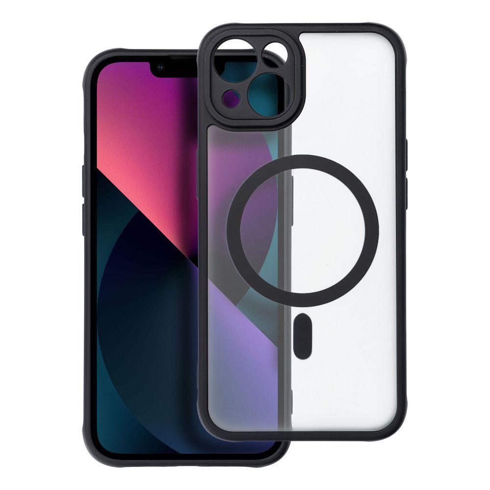 FULL MATTE MAG COVER case compatible with MagSafe for IPHONE 13 black