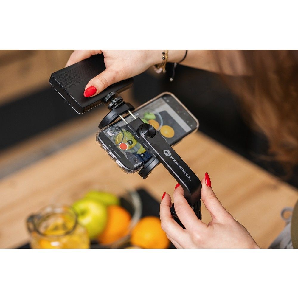 FORCELL F-GRIP S150XL selfie stick with wireless remote control tripod black