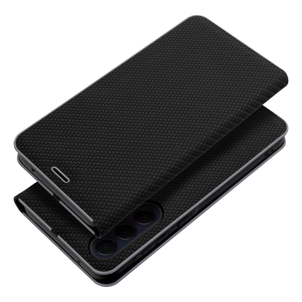 6badc470724e30c17d716a0d2e8bbddc LUNA Book Carbon for HUAWEI P30 Lite black