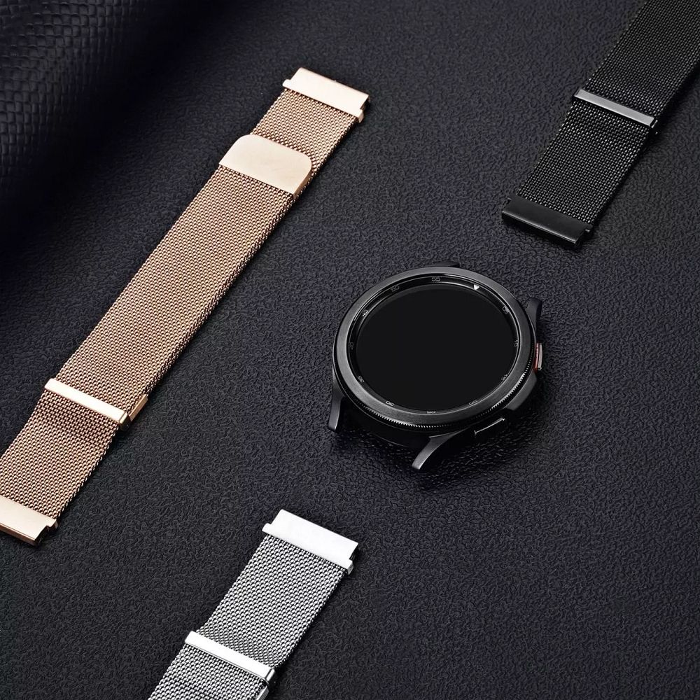 DUX DUCIS strap MILANESE stainless steel magnetic 20 mm gold