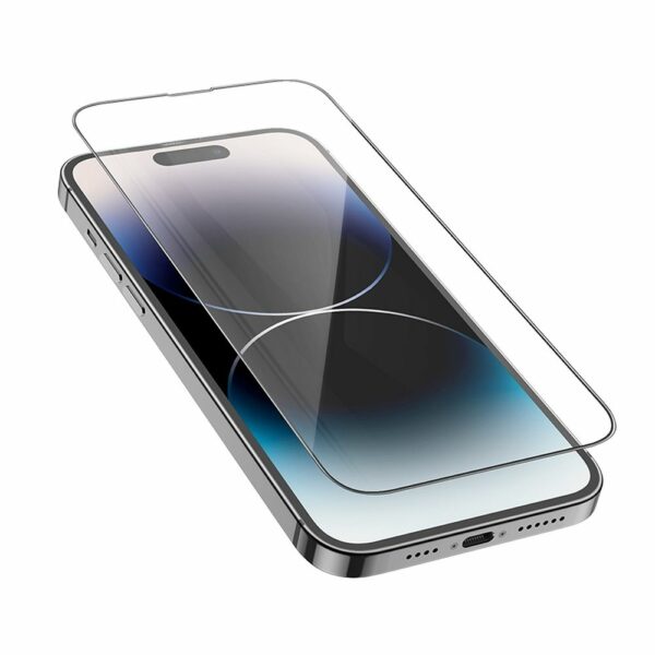 HOCO tempered glass HD 5D Guardian shield (SET 10in1) - for iPhone 14 Pro black (G14)