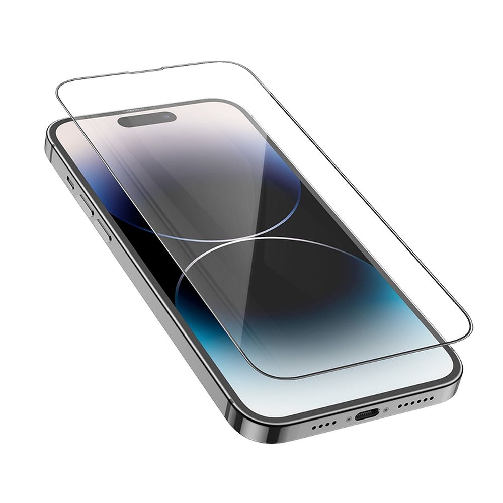 HOCO tempered glass HD 5D Guardian shield (SET 10in1) - for iPhone 14 Pro black (G14)