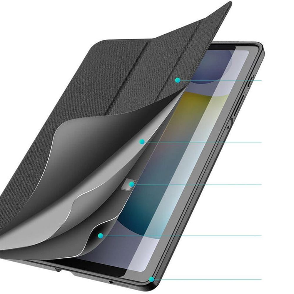 DUX DUCIS case DOMO foldable with pencil storage for SAMSUNG Tab S6 Lite (P610/P613/P615/P619) black