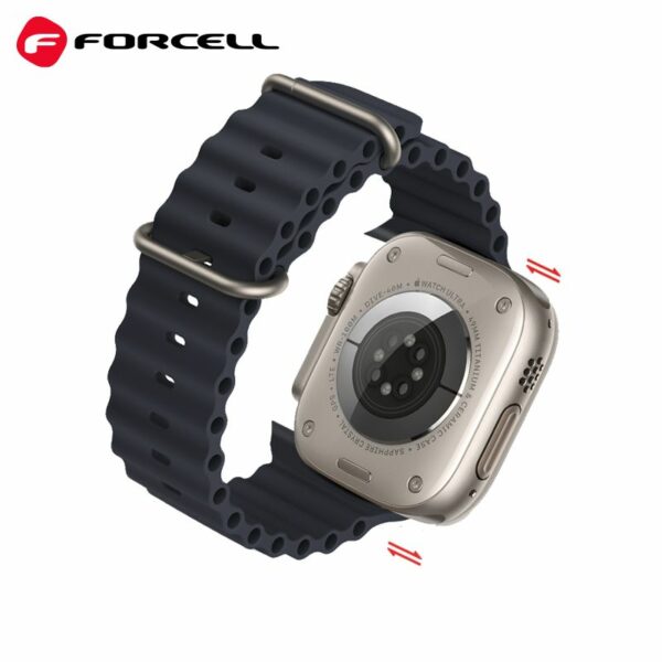 FORCELL F-DESIGN FA12 strap for APPLE Watch 42 / 44 / 45 / 49 mm blue