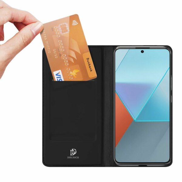 DUX DUCIS wallet case SKIN PRO for REDMI NOTE 13 Pro 5G black