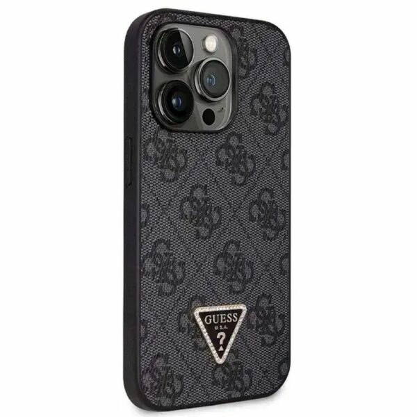 GUESS case for IPHONE 14 Pro Max GUHCP14XP4TDSCPK (Metal Logo Starss Crossbody) black
