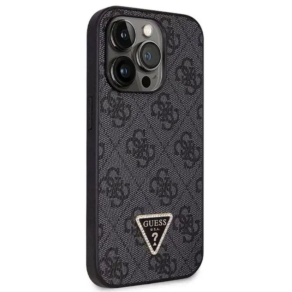 GUESS case for IPHONE 14 Pro Max GUHCP14XP4TDSCPK (Metal Logo Starss Crossbody) black