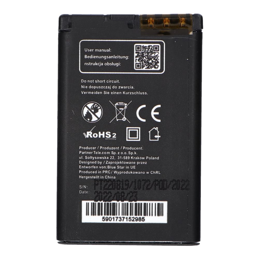 BLUE STAR PREMIUM battery for NOKIA 5220 XM / 5630 XM / 6303 / 6730 / 3720 / C3 / C5-00 / C6-01 1200 mAh