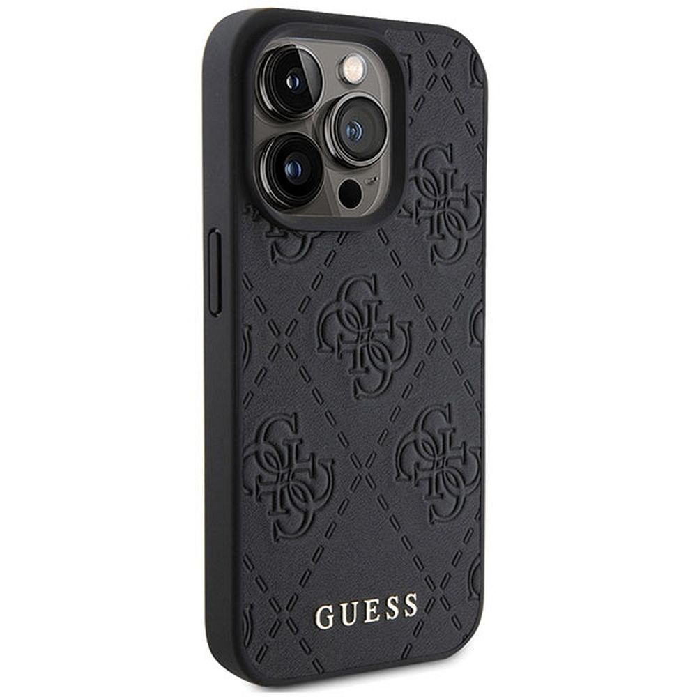 GUESS case for IPHONE 15 Pro GUHCP15LP4EPMK (Quilted 4G Classic) black