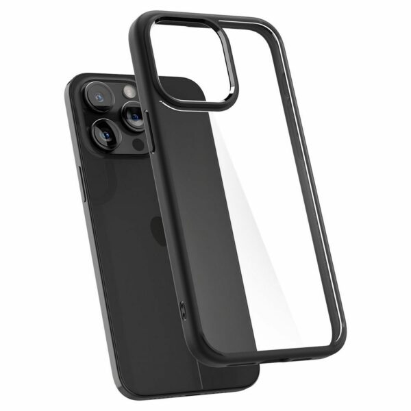 SPIGEN case ULTRA HYBRID for IPHONE 15 Pro Max matte black