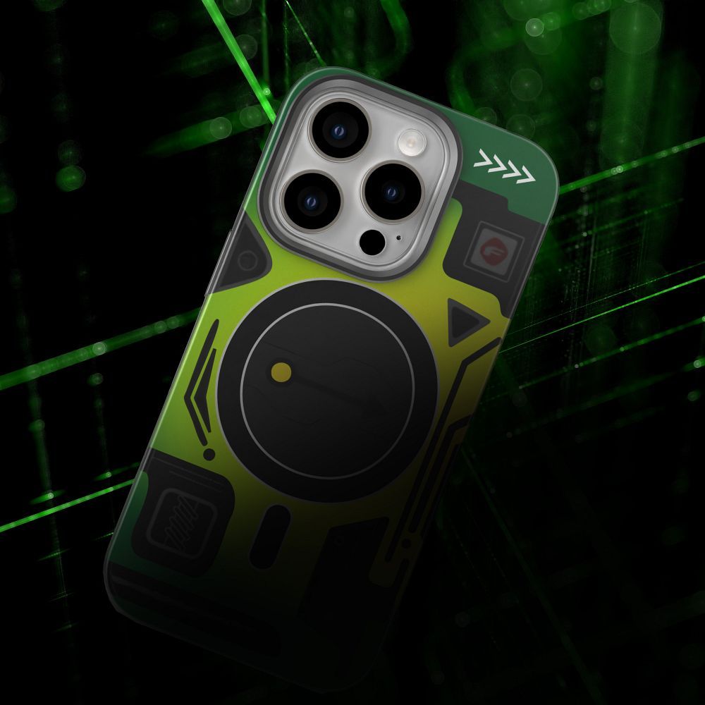 FORCELL F-PROTECT Levels with Dual Layer 4D technology, Military Drop-Test compatible with MagSafe for IPHONE 16 PLUS cyber green