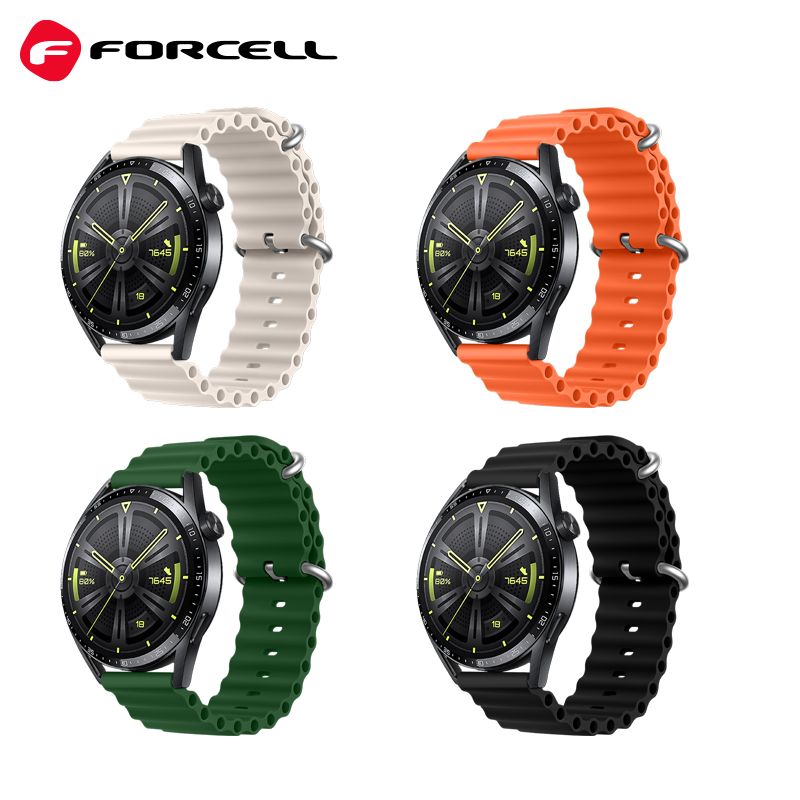 FORCELL F-DESIGN FS01 strap for SAMSUNG Watch 22 mm black