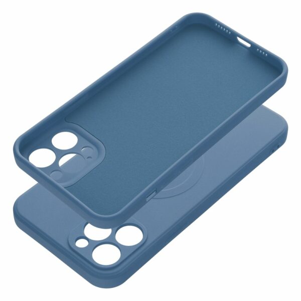 SILICONE MAG COVER case compatible with MagSafe for IPHONE 12 Pro Max blue