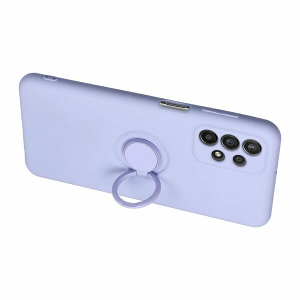 SILICONE RING case for SAMSUNG A15 5G / A15 4G violet