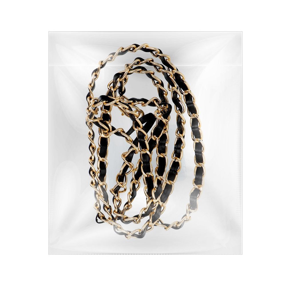 STRAP pendant for the phone / cord length 116cm (58cm in the loop) / on neck - black