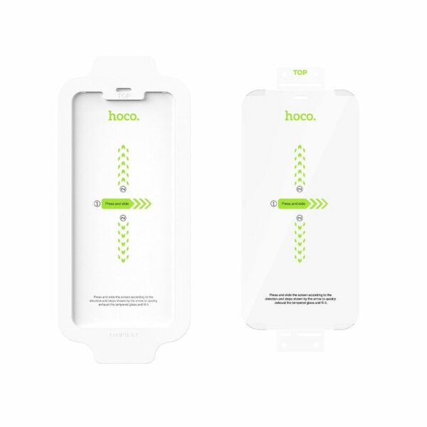 HOCO tempered film set alumina Easy Stick HD FULL GLUE do Iphone 12 Pro Max ( 2 PCS ) A22