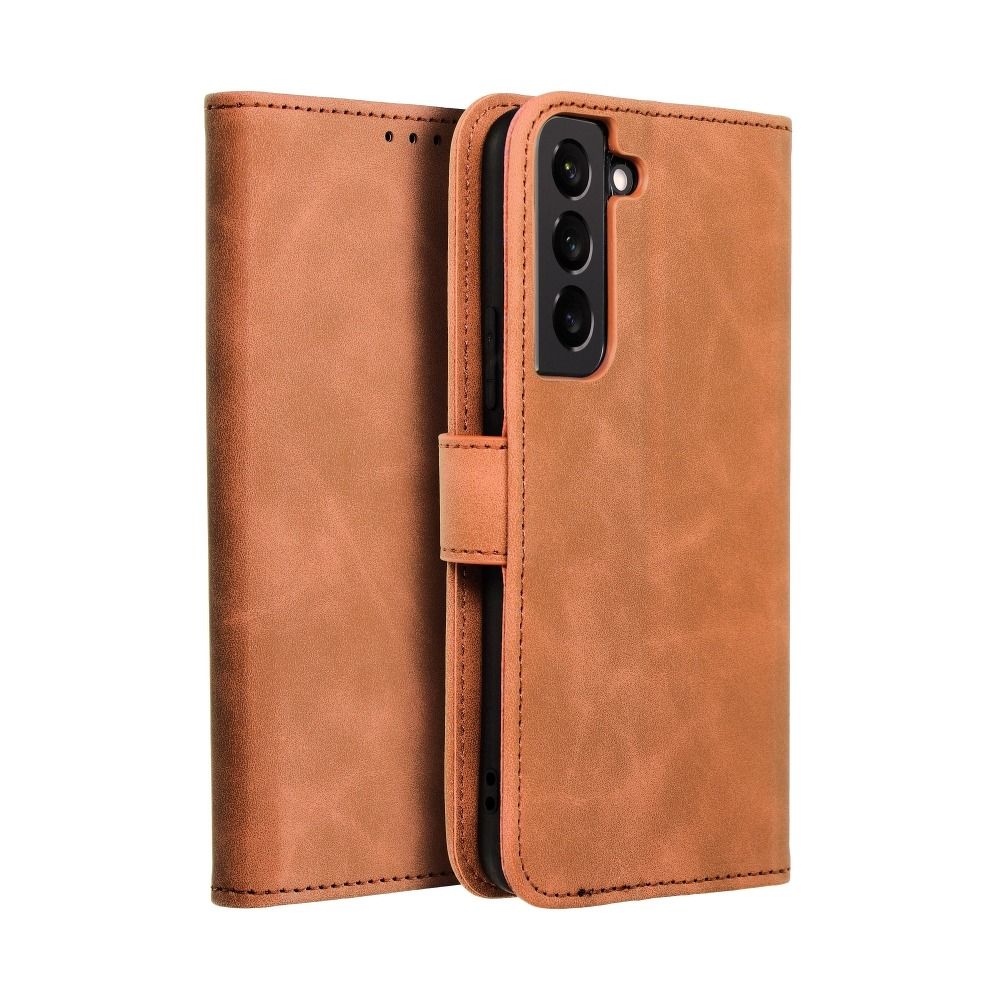 TENDER Book Case for SAMSUNG S22 brown