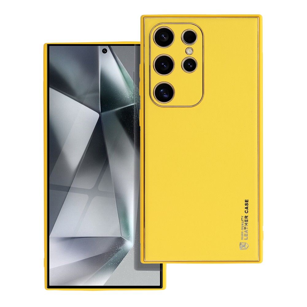 6f7faba6ecc64512ca73dba2b9ff2257 LEATHER case for SAMSUNG S24 Ultra yellow