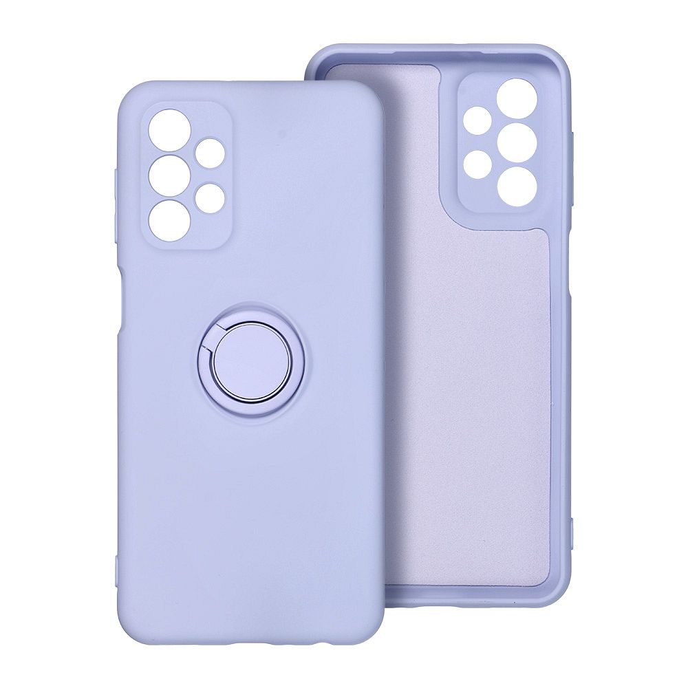 SILICONE RING case for SAMSUNG A15 5G / A15 4G violet