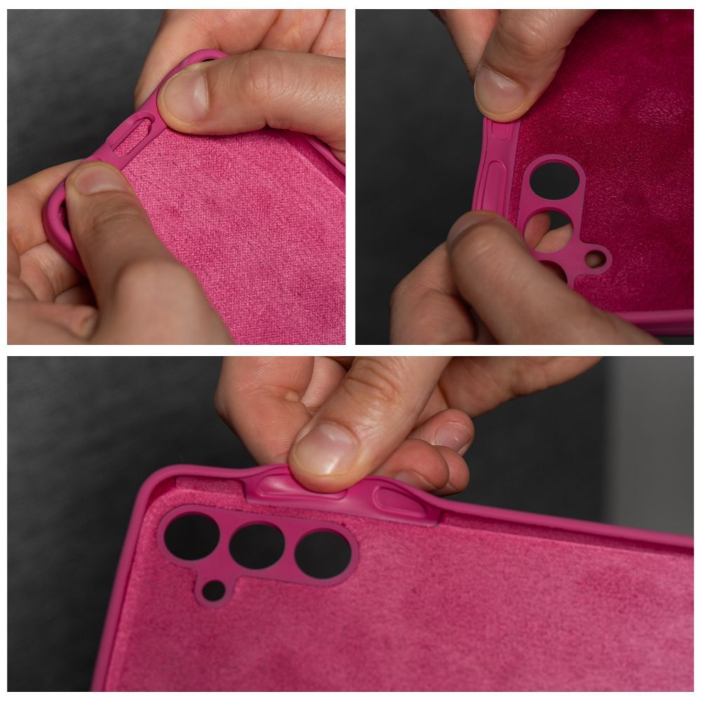 Case SILICONE 2mm for OPPO A40 pink