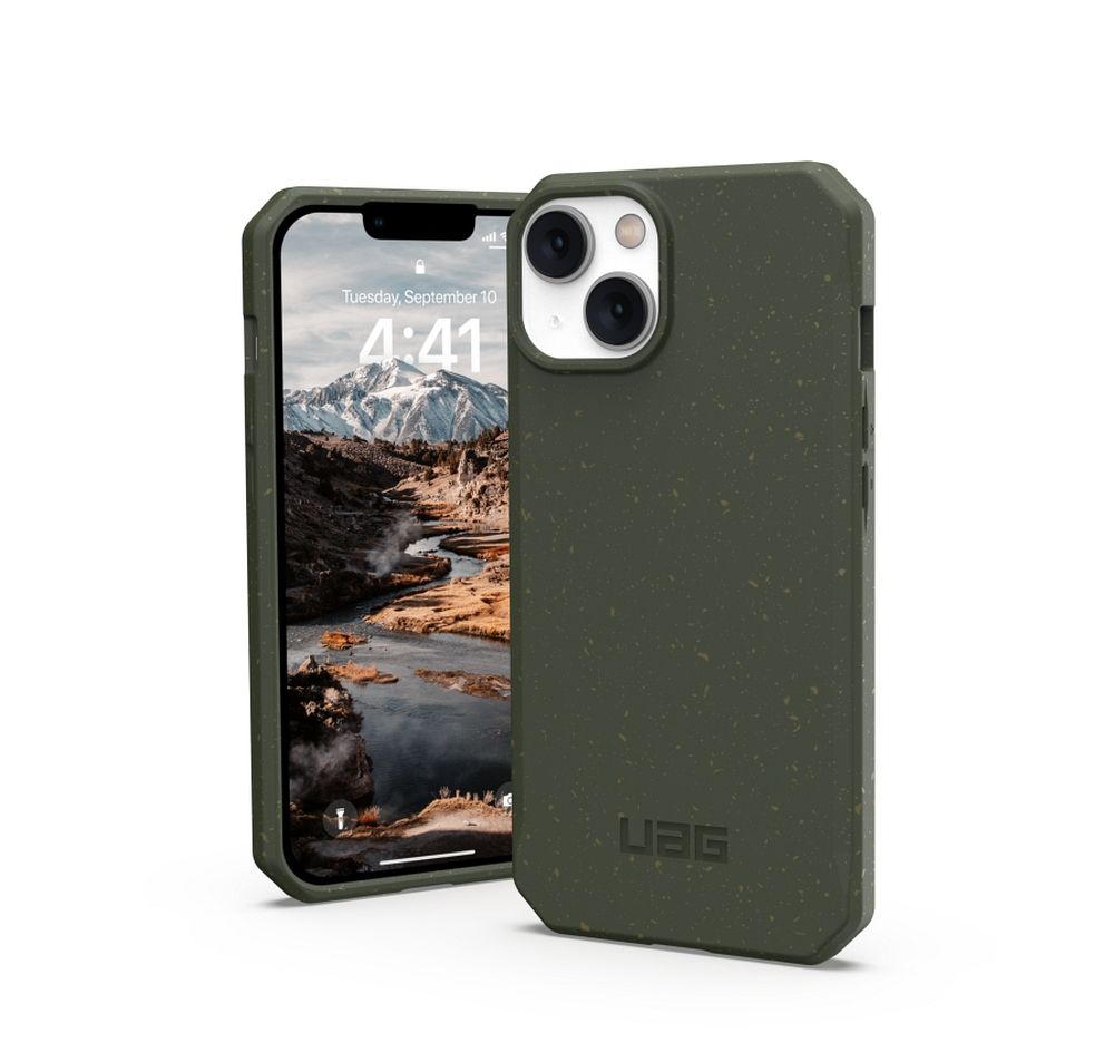 UAG Urban Armor Gear case BIODEGRADABLE OUTBACK for IPHONE 14 green