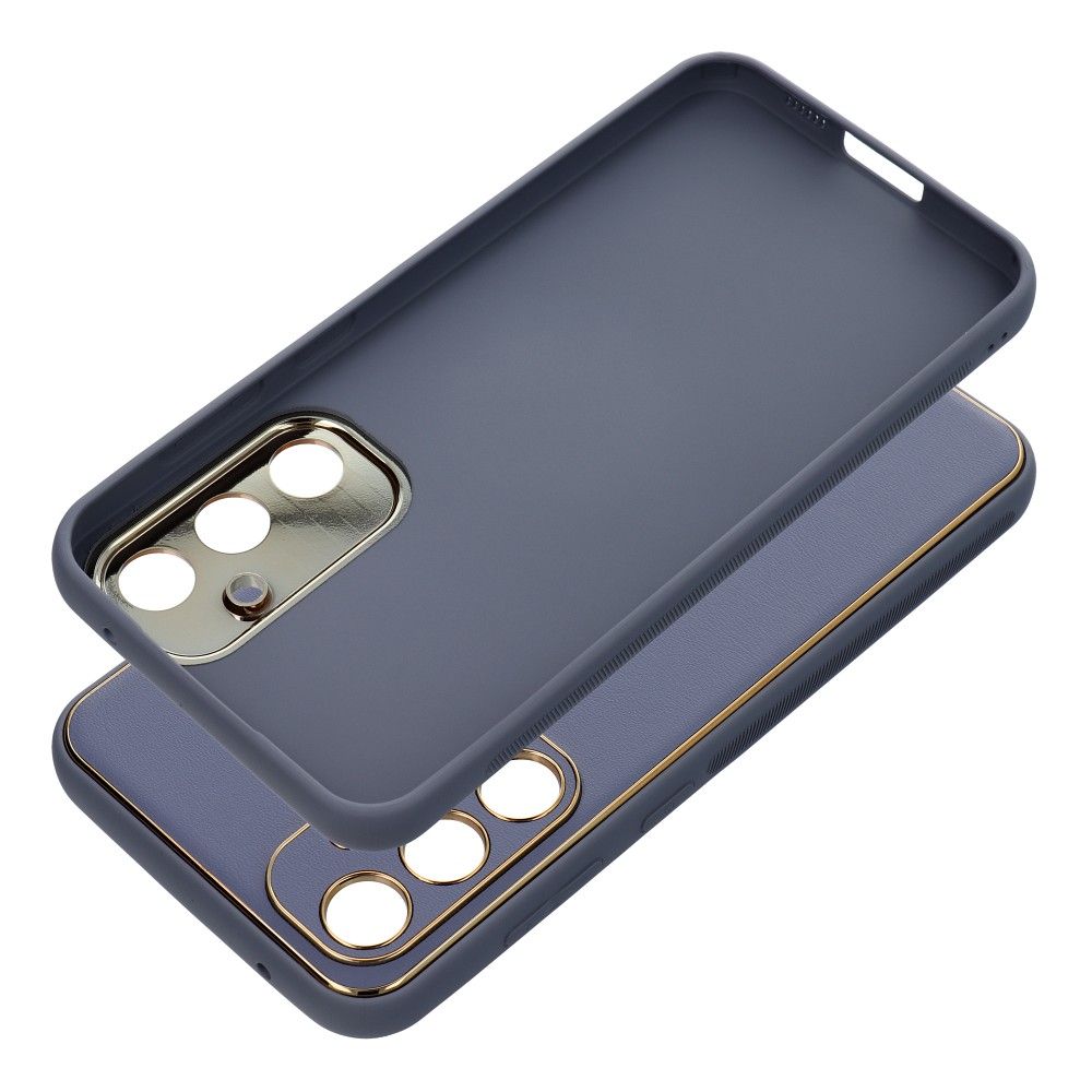 LEATHER case for SAMSUNG S23 FE blue