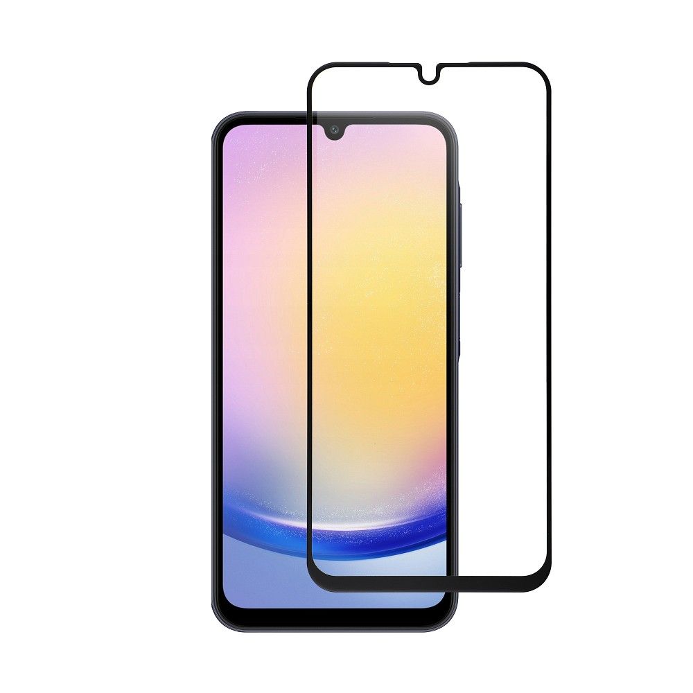 7072082a4f3fcfee816388001939fbd4 Tempered Glass Blue Star - SAMSUNG A25 5G Full Face (full glue with frame/small size) - black Tempered Glass Blue Star