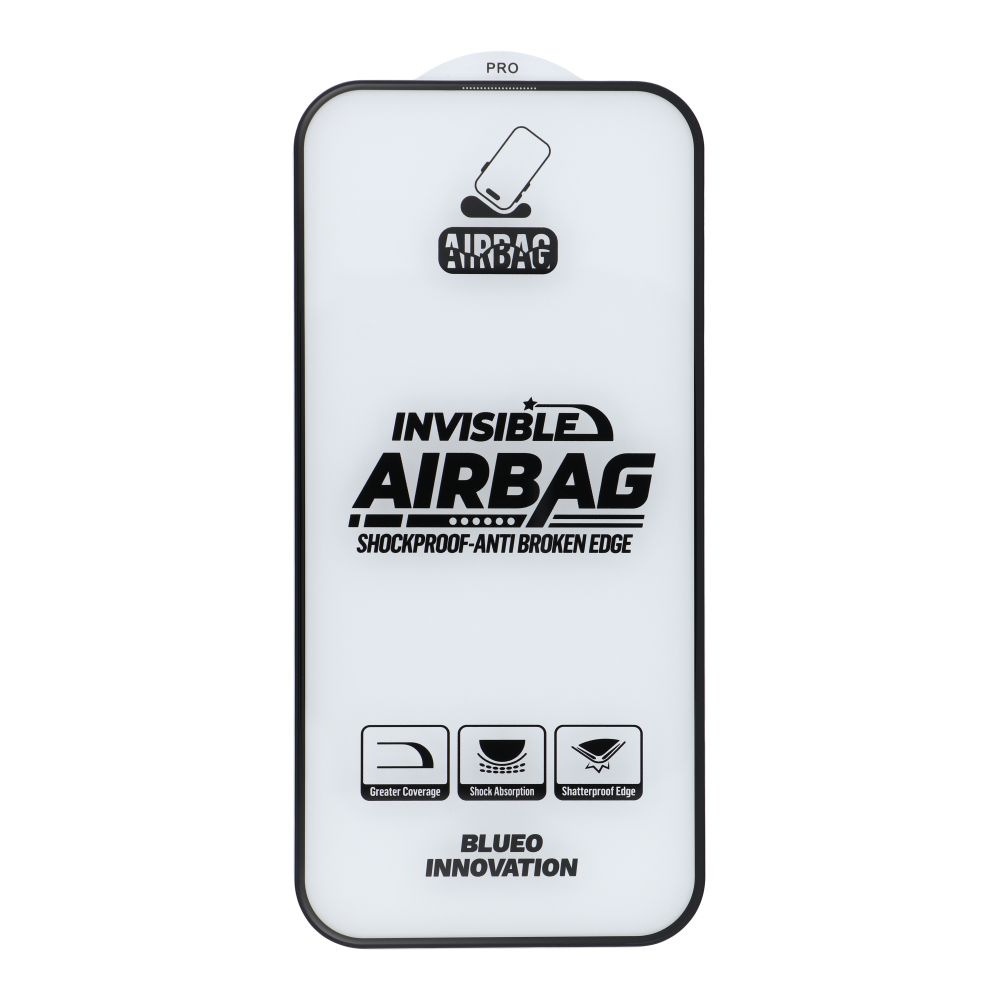 5D Mr. Monkey Glass - Apple iPhone 14 Pro black (Airbag Anti-broken)