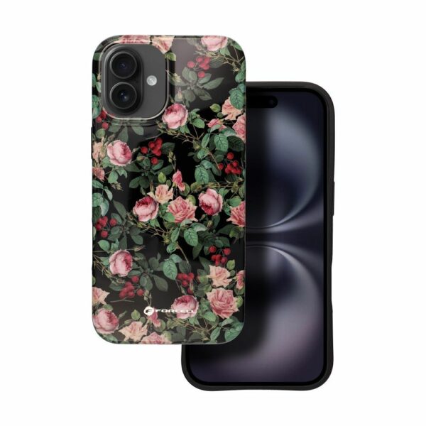 FORCELL F-PROTECT Mirage, Military Drop-Tested case compatible with MagSafe for IPHONE 16 PLUS rose drama