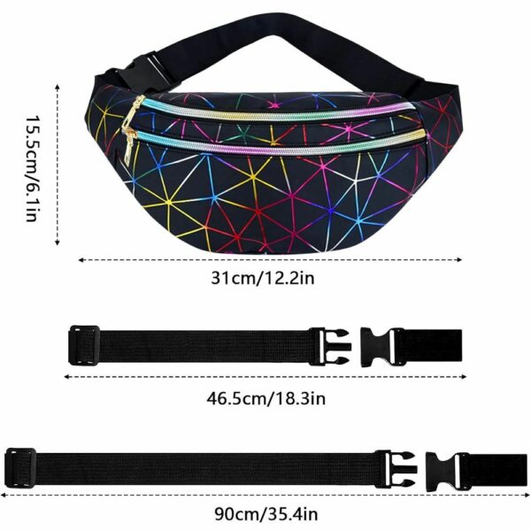 Adjustable waist bag RC-K-1070 black