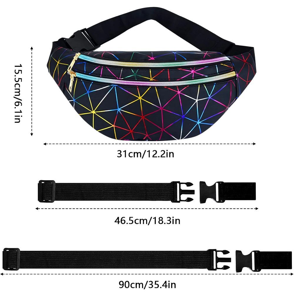 Adjustable waist bag RC-K-1070 black