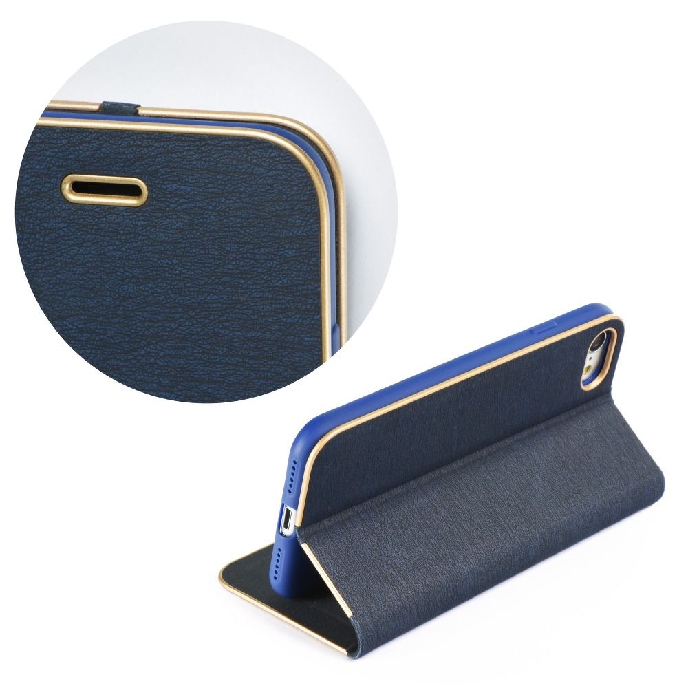 71c33ff63e141361deb3b50d7a1453c8 LUNA Book Gold for SAMSUNG J5 2017 navy blue