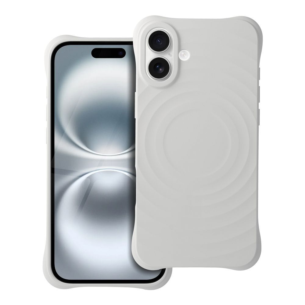 Silicone Zephyr Mag Cover compatible with MagSafe do IPHONE 16 PLUS white