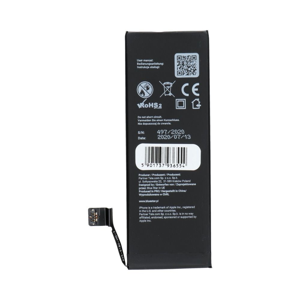 725c3eca2900e2d43818af418ab6a129 BLUE STAR HQ battery for IPHONE SE 1624 mAh